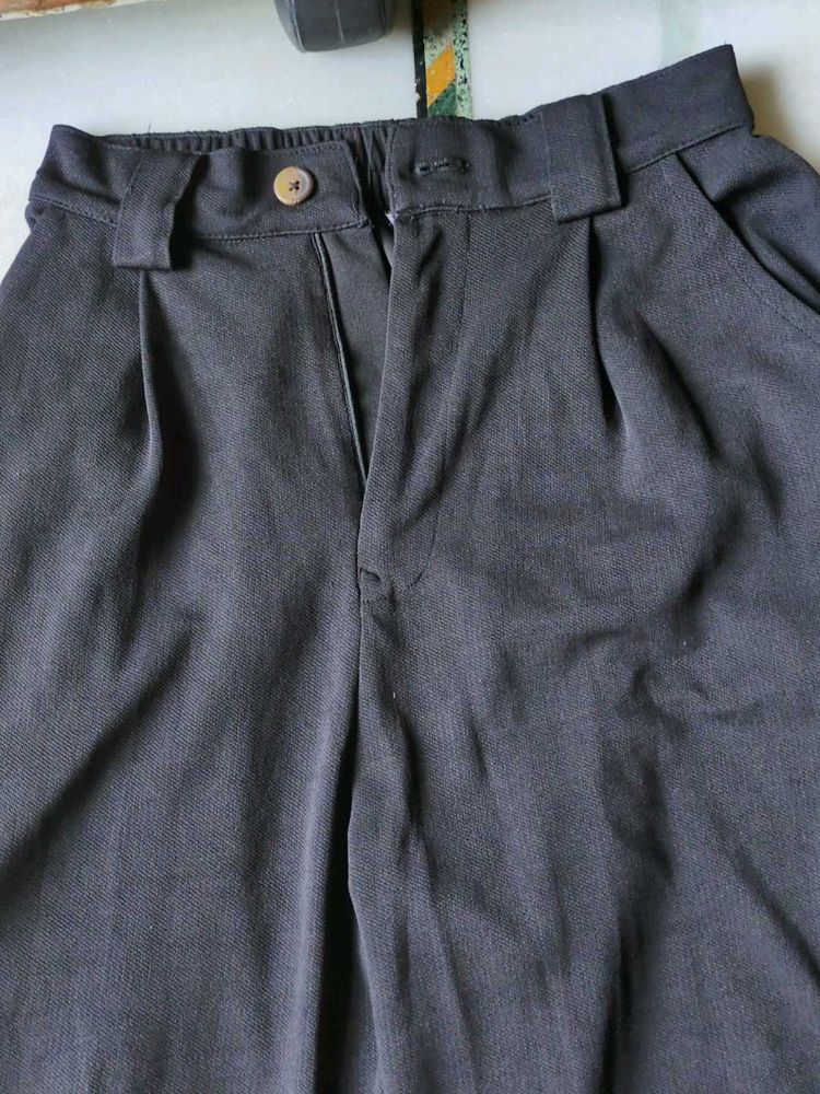 Stylish Women's Dark Grey cargo trouser