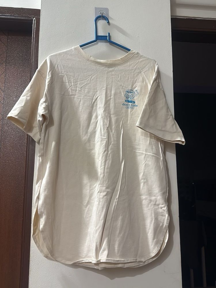 Cream Graphic T-Shirt
