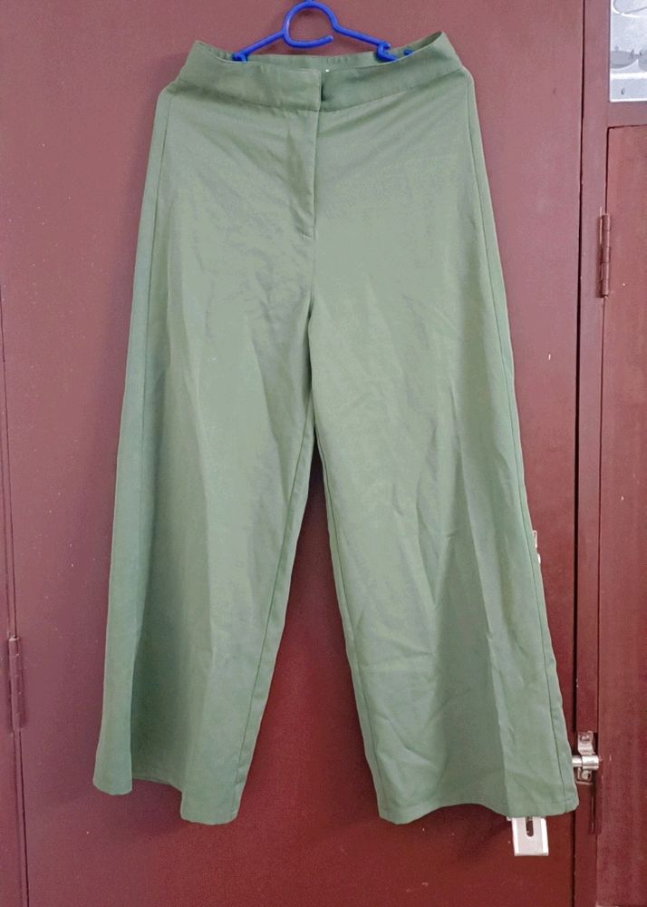 Pants For women Trousers Solid pattern