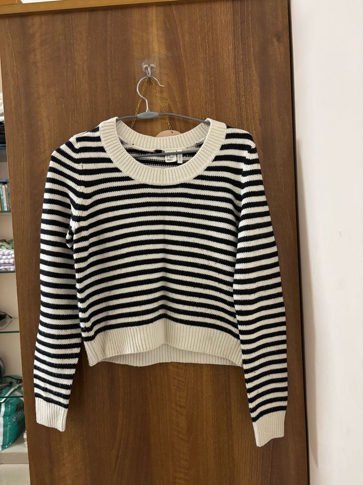 Striped Knit Sweater