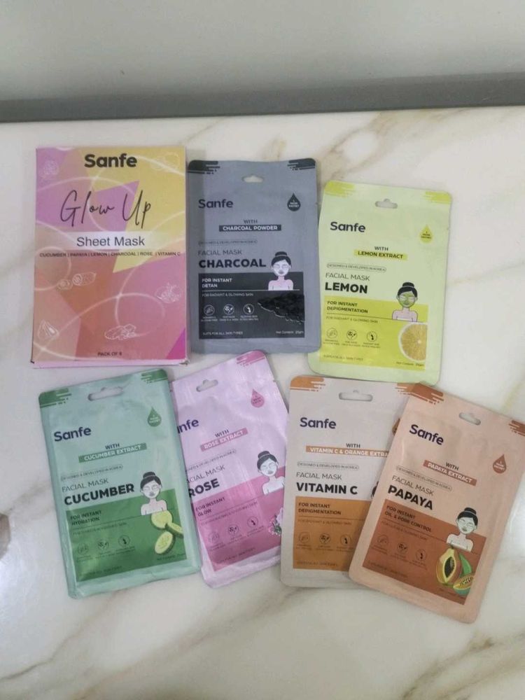 Sanfe Facial Masks - Variety Pack
