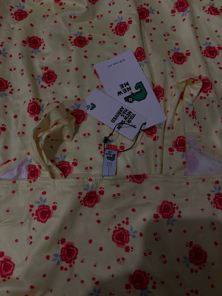 Floral Print Dress with Tags