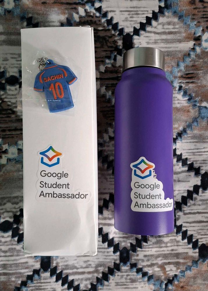 500ml Stainless Steel Water Bottle + FREE India Je