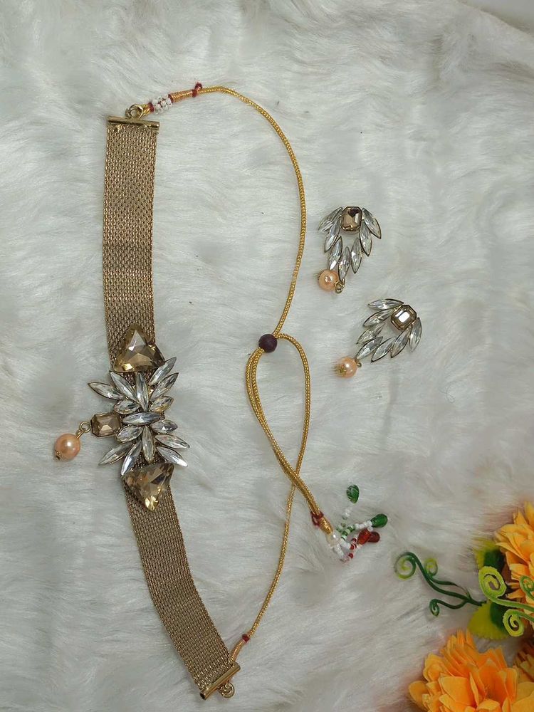multi designer antic  lock silk naick handmade ear