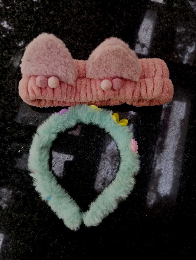 Cute Furry Headband Set