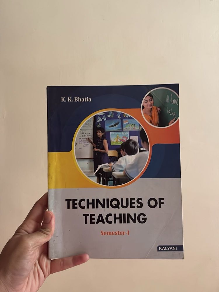 Techniques of Teaching Book