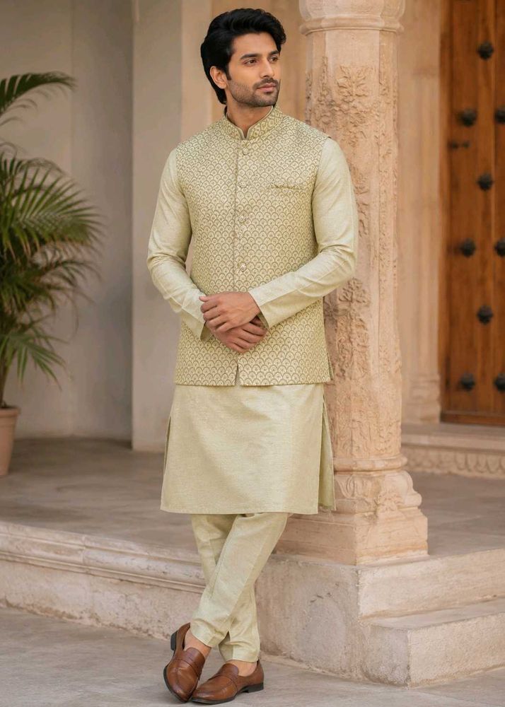 Men's Brocade Nehru Jacket