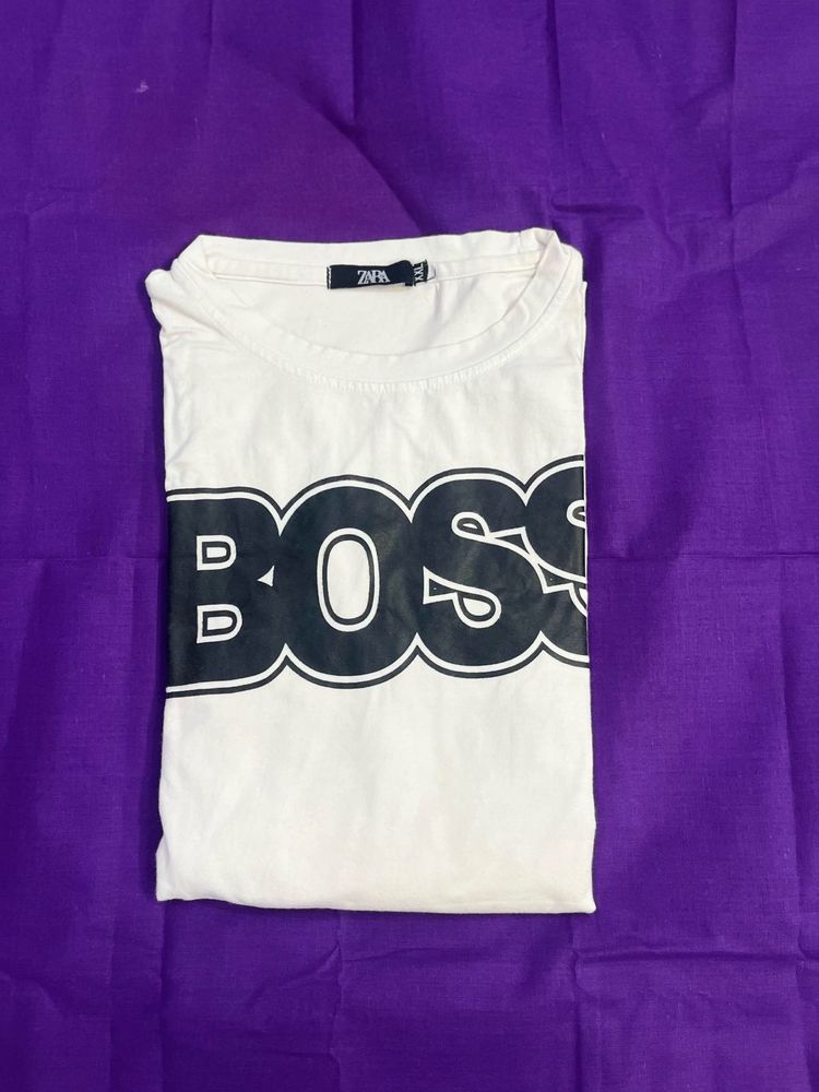Zara "BOSS" Graphic T-Shirt