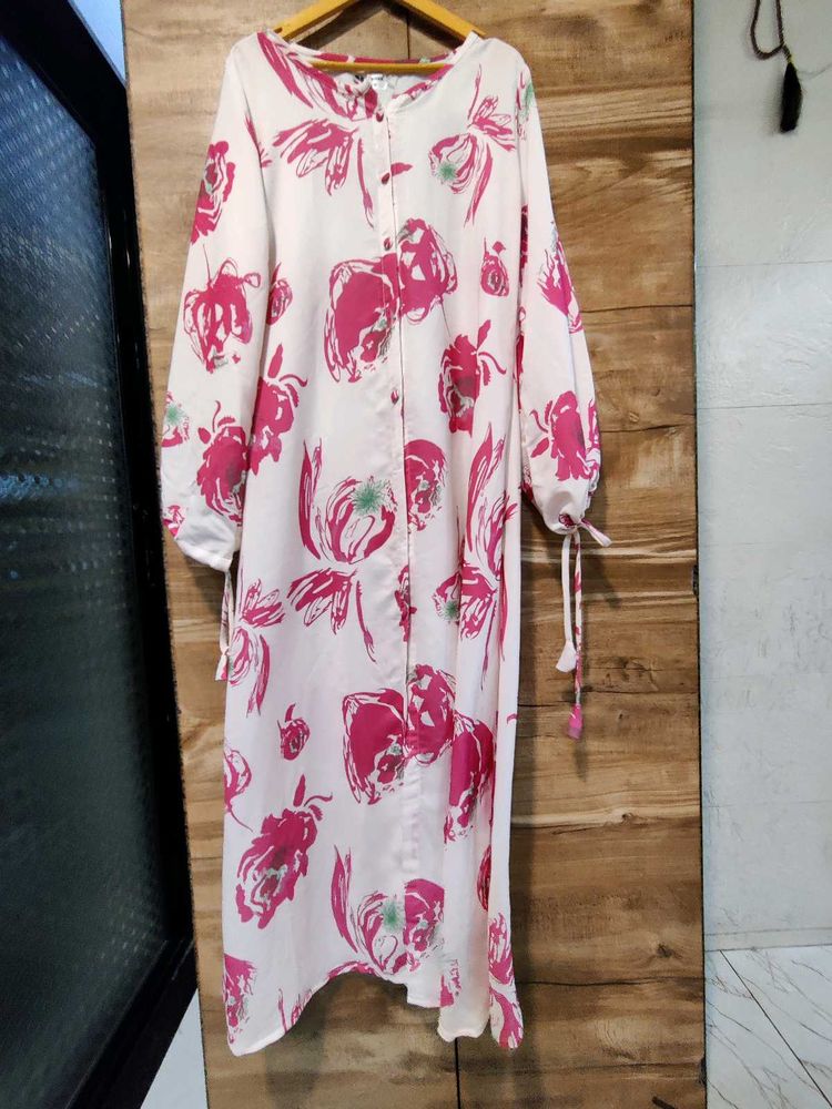Floral Print Kurta