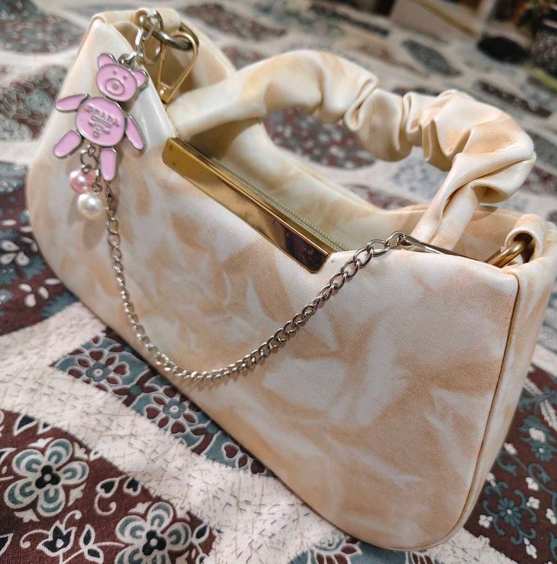 Cute Teddy Bear Charm Handbag