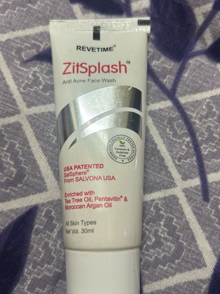 Revetime ZitSplash Anti Acne Face Wash 30ml