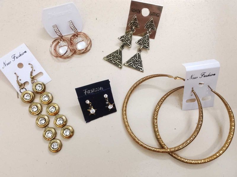 Five Earrings Set