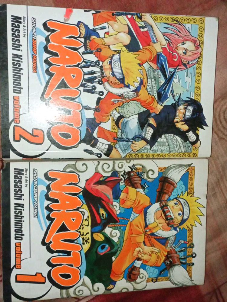 ORIGINAL Naruto Manga Volumes 1 &amp; 2