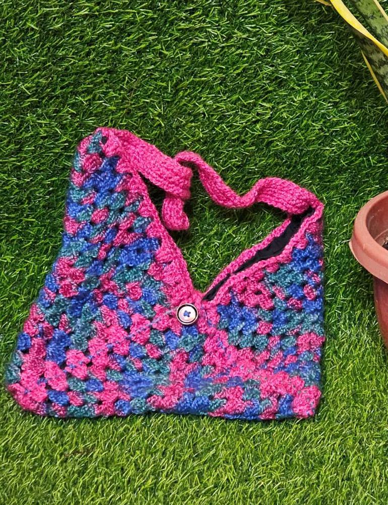 Crocheted Tote Bag