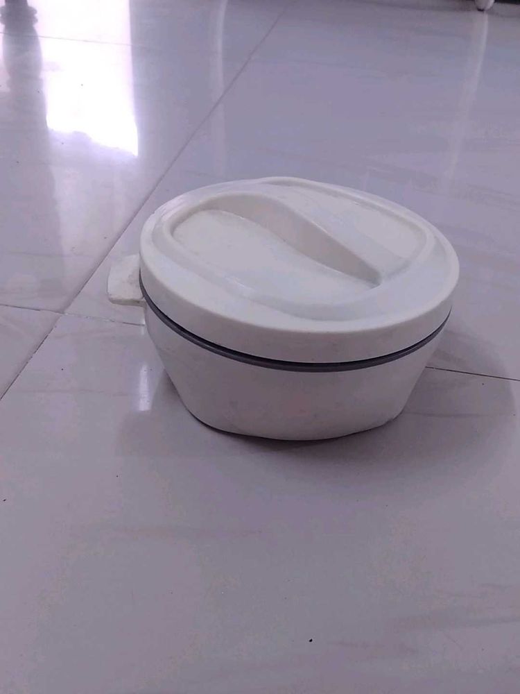 White Insulated Food Container