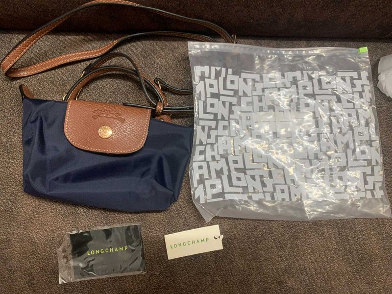 Longchamp Navy Blue Crossbody Bag