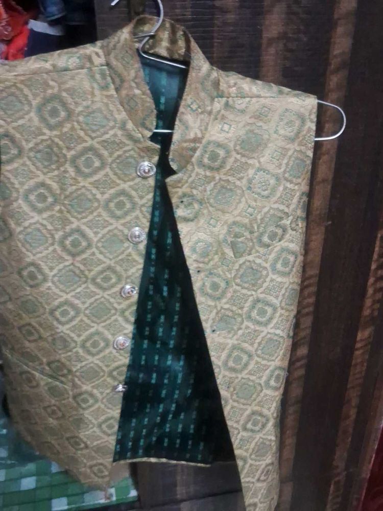 boy  Ethnic Brocade Nehru Jacket