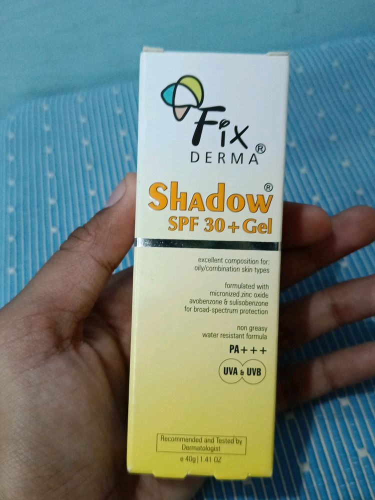 Fix Derma Sunscreen With SpF 30+ Gel || 40g