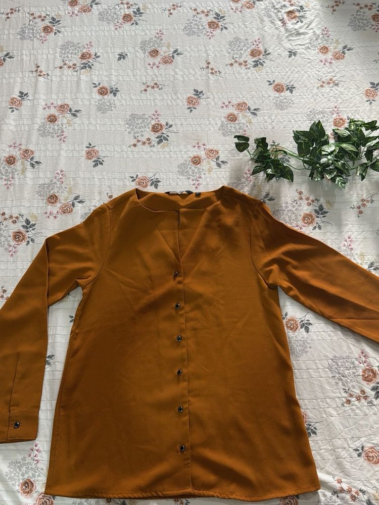 Mustard Formal Shirt - XS size