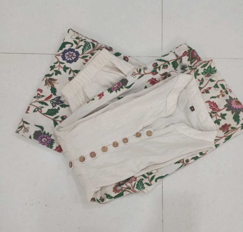Elegant Floral Print co_ord set