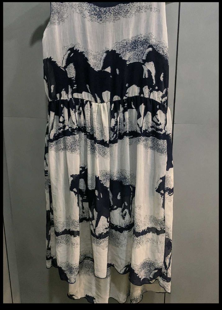 Horse Print Sleeveless Dress