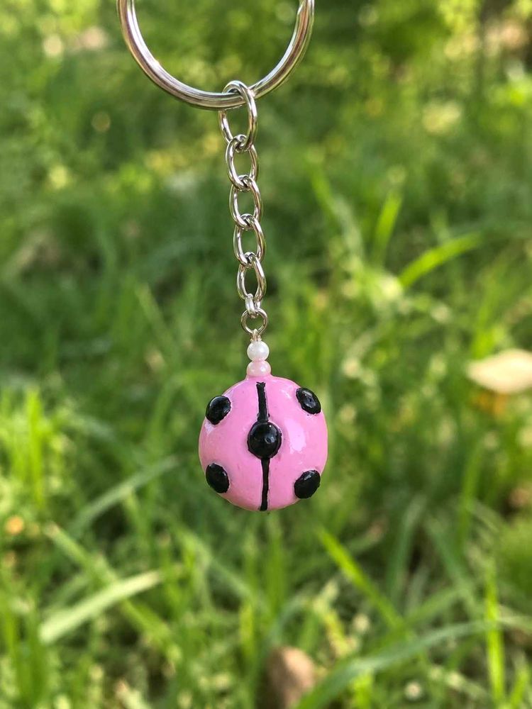 🐞💕 Miraculous Pink Ladybug Handmade Keychain