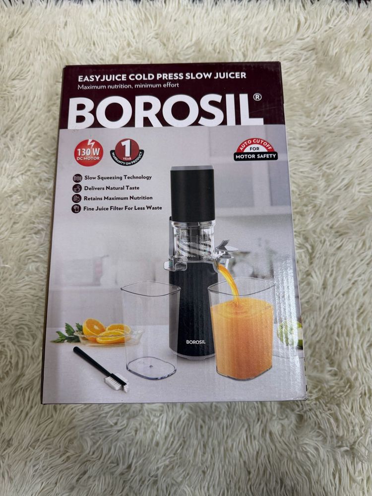 Borosil EasyJuice Cold Press Slow Juicer