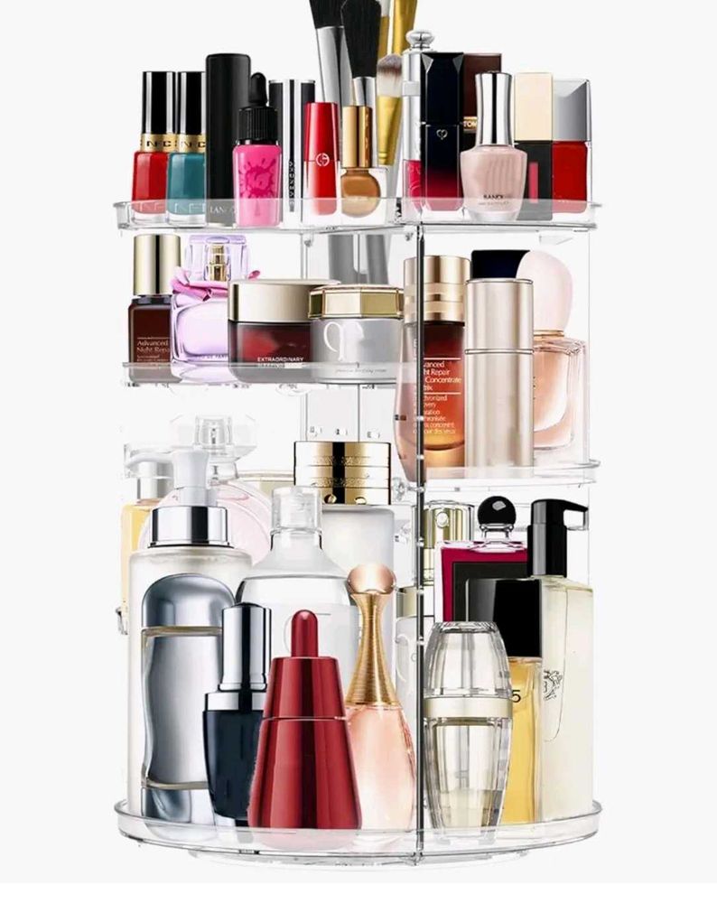 Rotating Makeup Organizer 💄🪞💞