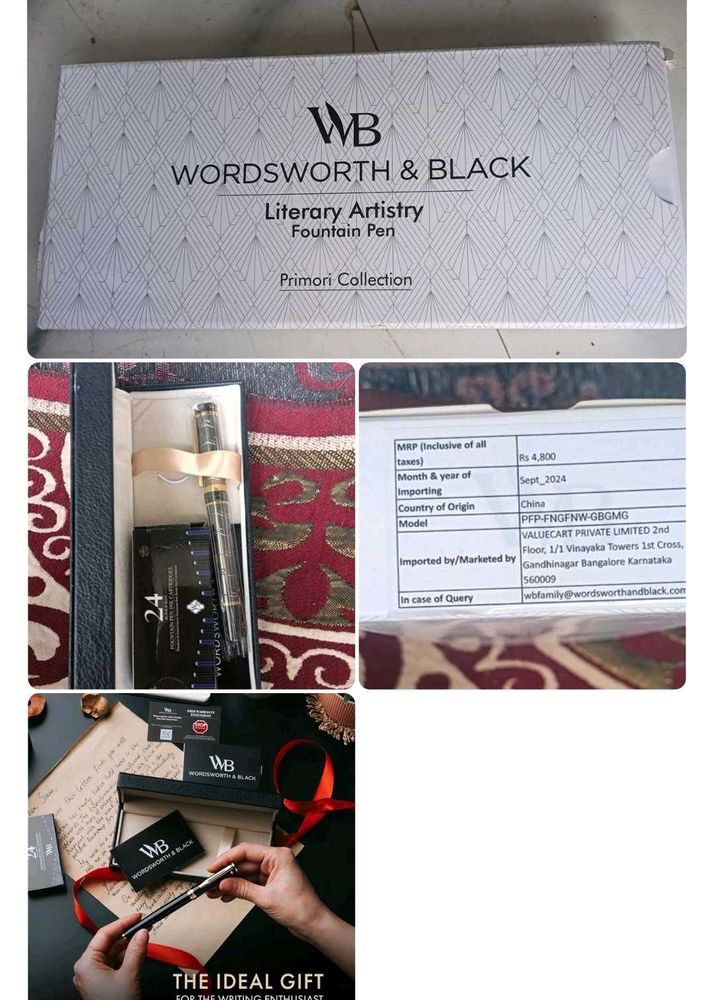 Wordsworth &amp; Black Fountain Pen