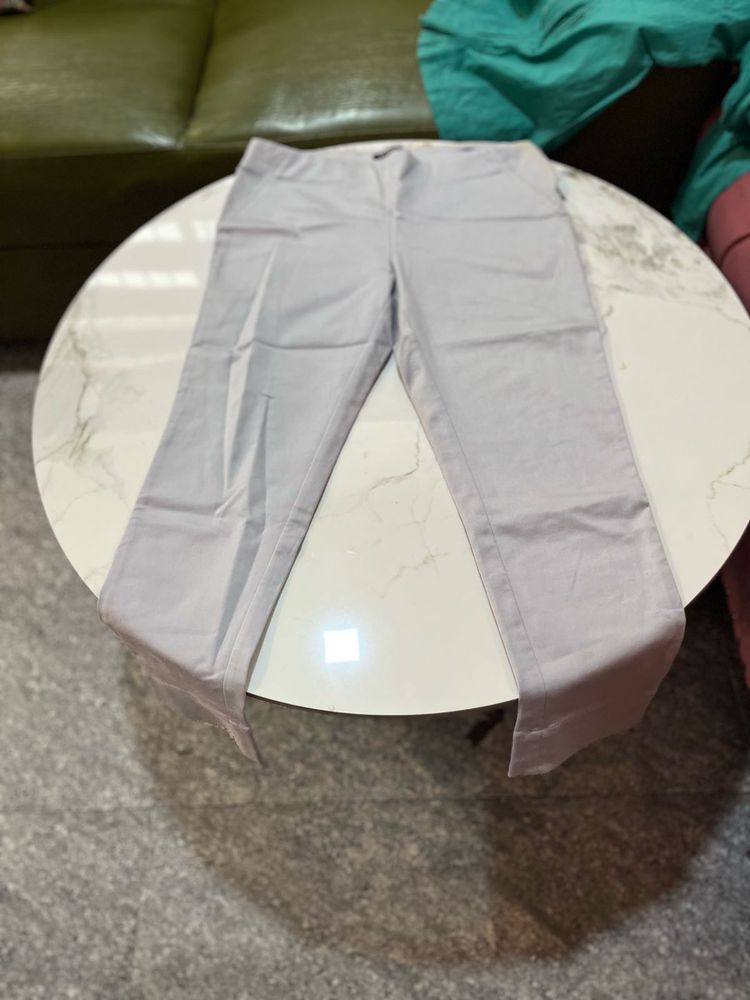 Light Blue Casual Pants