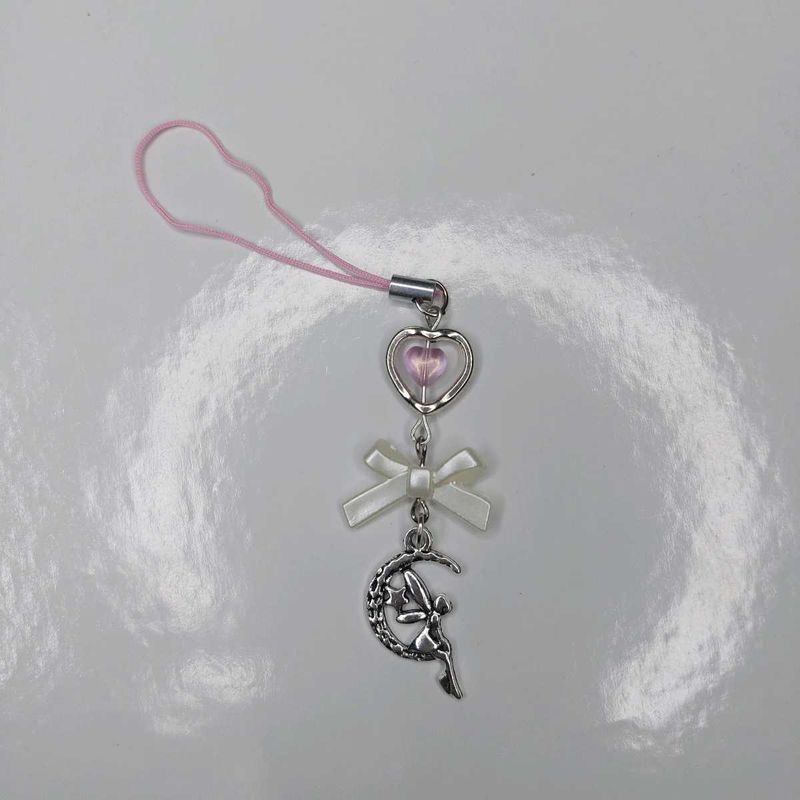 Fairy Moon Keychain Charm