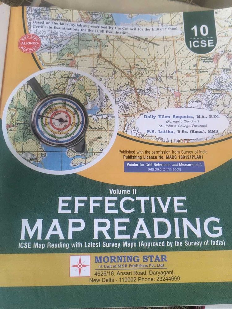 Effective Map Reading ICSE Vol II