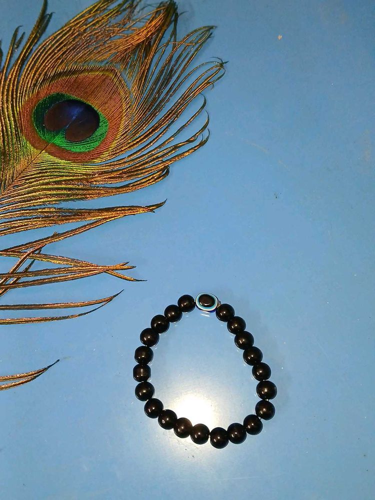Evil Eye Black Bead Bracelet