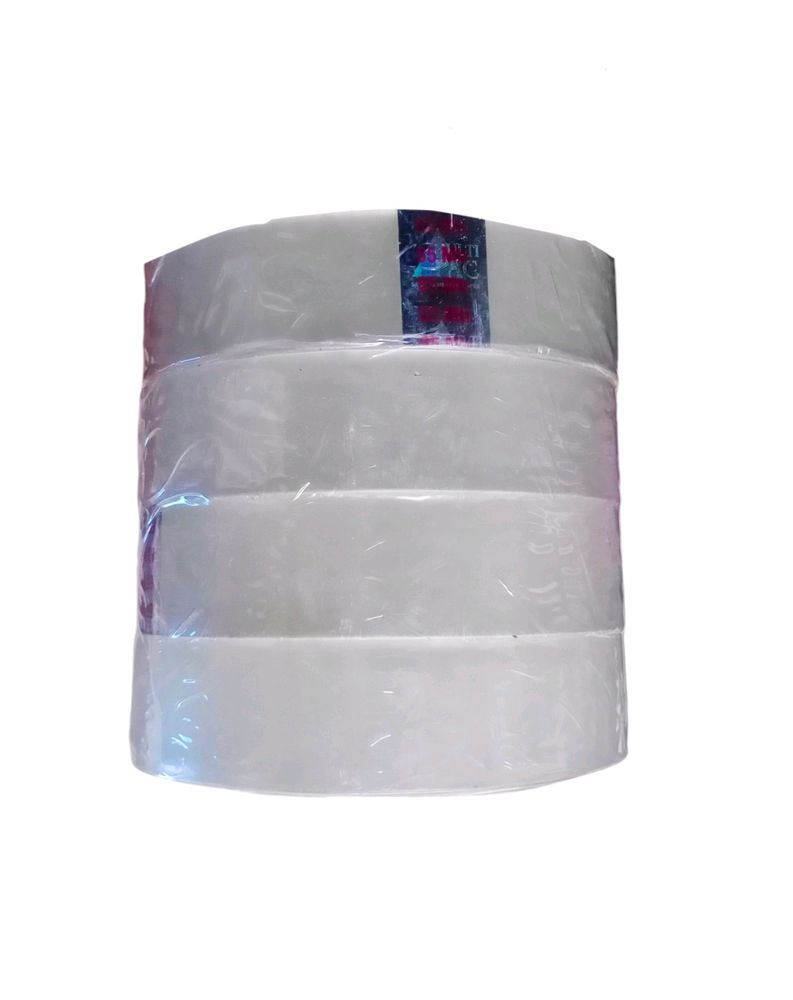 '4 Pieces' - 1 Inch Transparent Tape - 65 Meters.