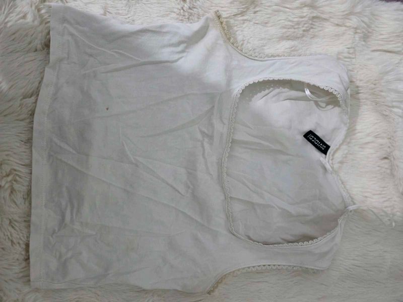 H&amp;M White Tank Top