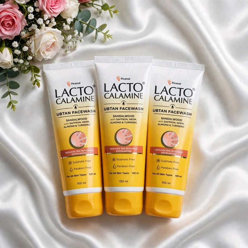 Lacto Calamine Ubtan Facewash (3-Pack)