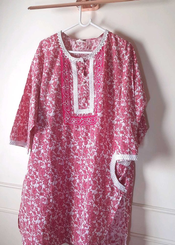Elegant Pink Cord set with Haram Pant