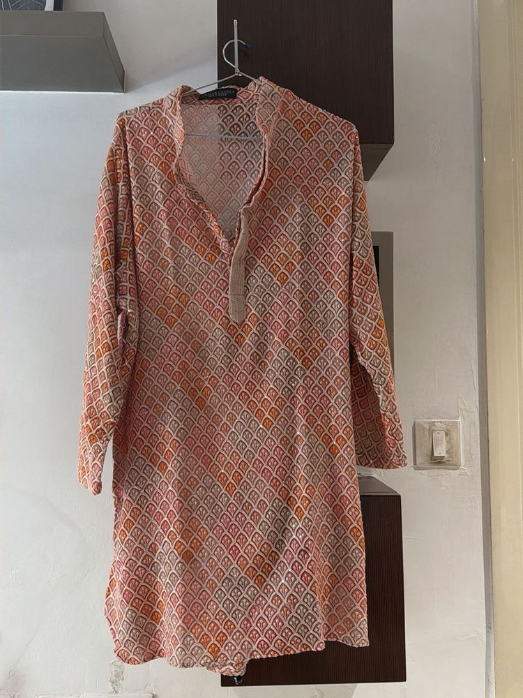 Stylish Men's Printed Kurta