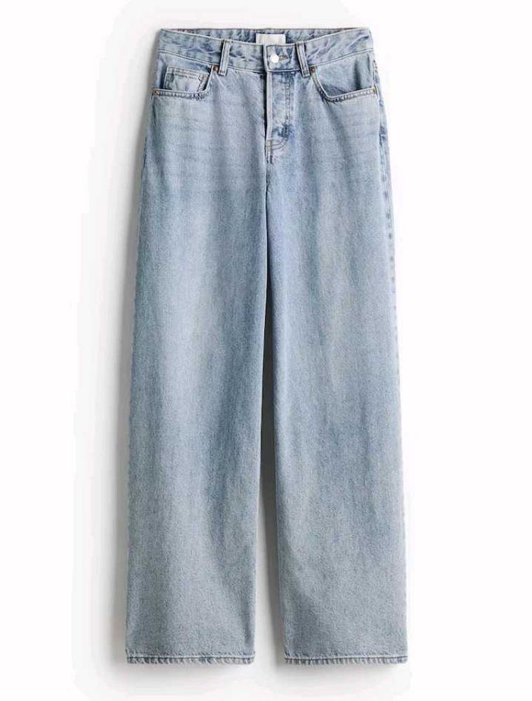 Wide leg light blue denim (Brand New)