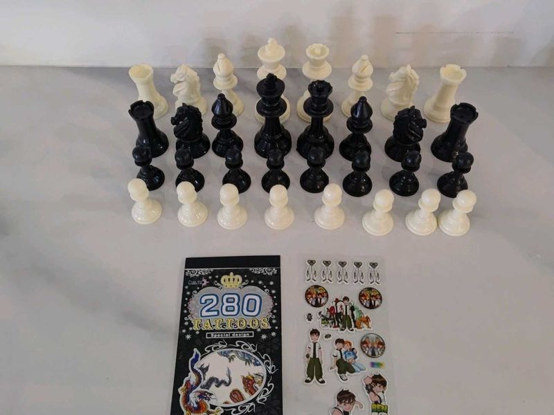 chess set minus the board