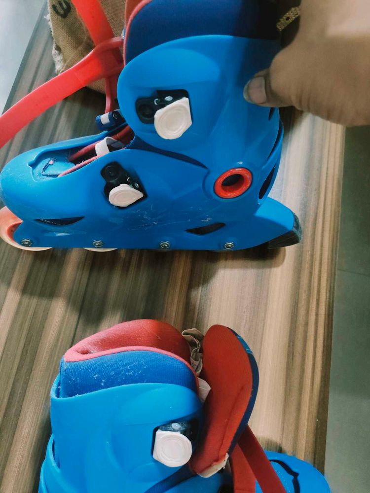 Blue Inline Skates