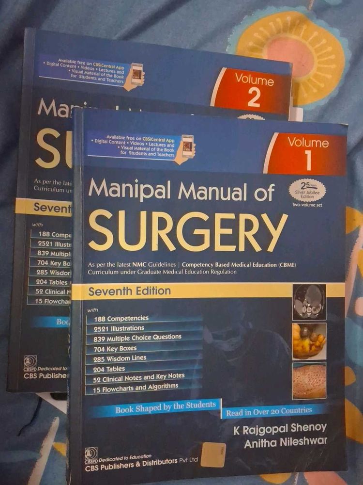[bundle] Manipal Manual of Surgery 2 Volumes