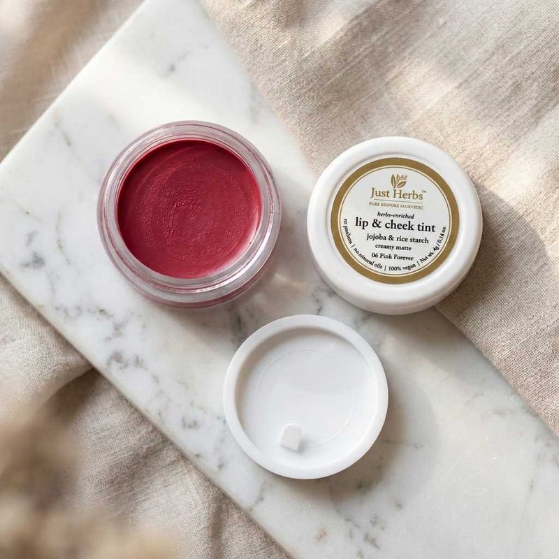 Just Herbs Lip &amp; Cheek Tint - Pink Forever