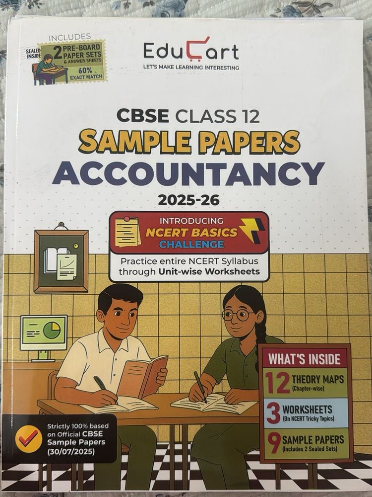 CBSE Class 12 Accountancy Sample Papers 2025-26