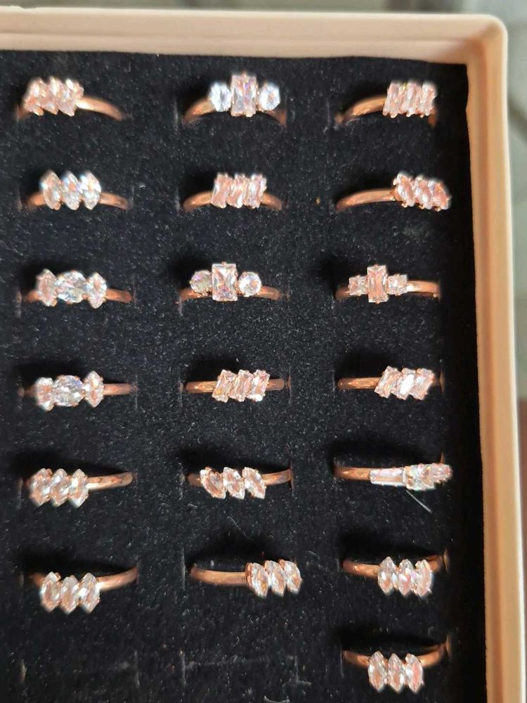 Beautiful AD Stone Rings Collection - Brand New De