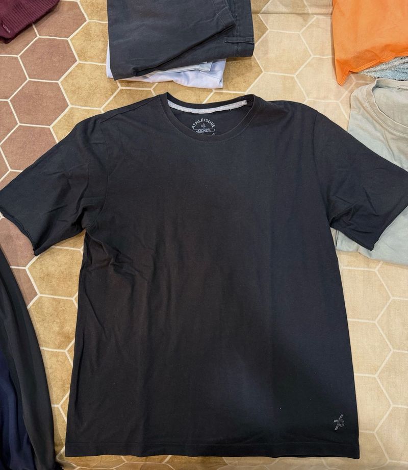 Classic Black Crew Neck T-Shirt