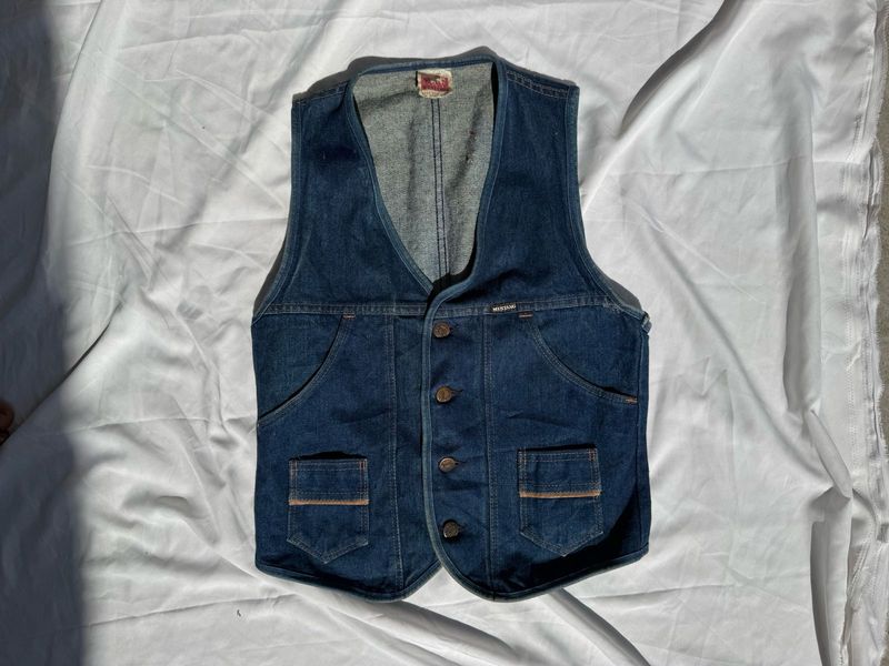Vintage Denim Vest
