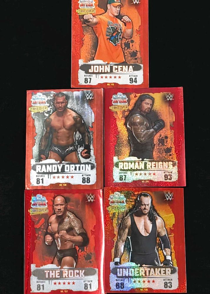 Center fruit WWE JUMBO STICKERS Set 💀