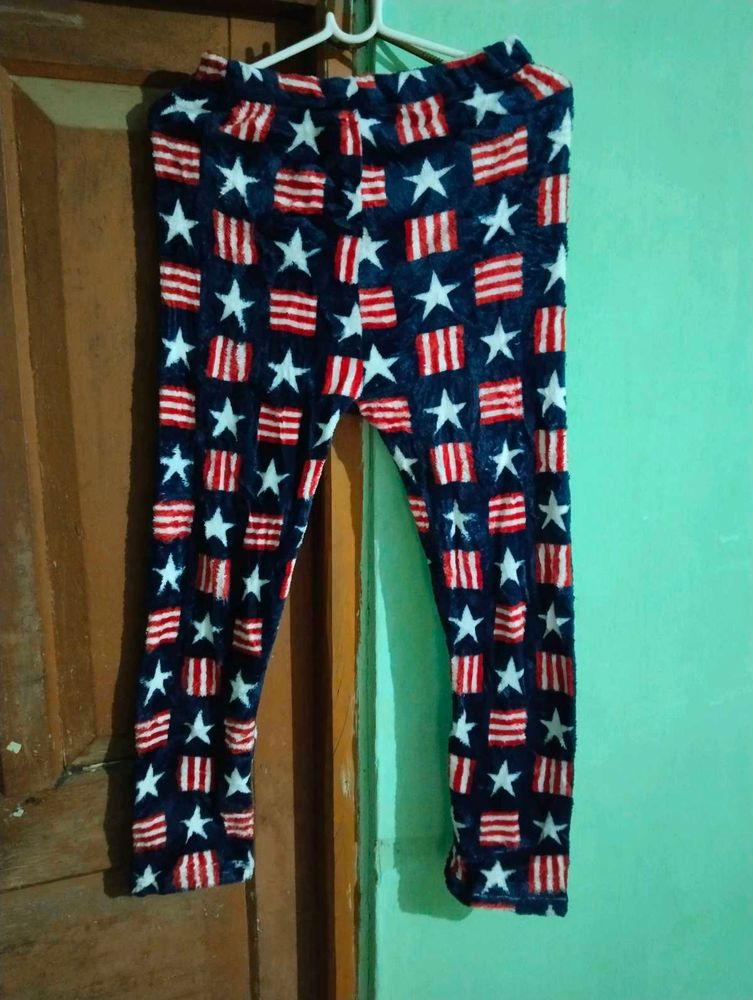 length 36,American Flag Pattern Fleece Pants