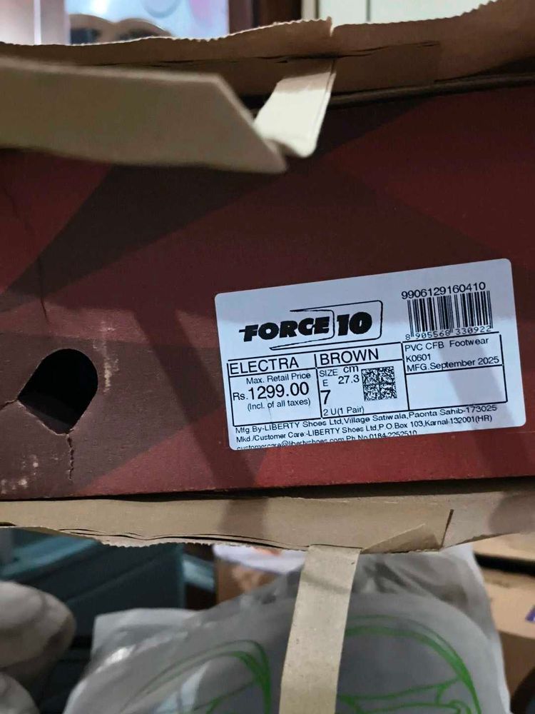 liberty force 10 brown shoes